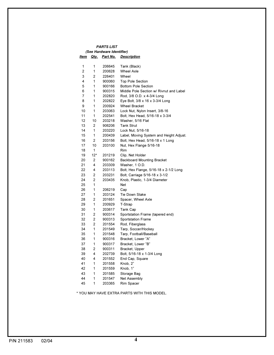 Huffy 211583 User Manual | Page 4 / 14