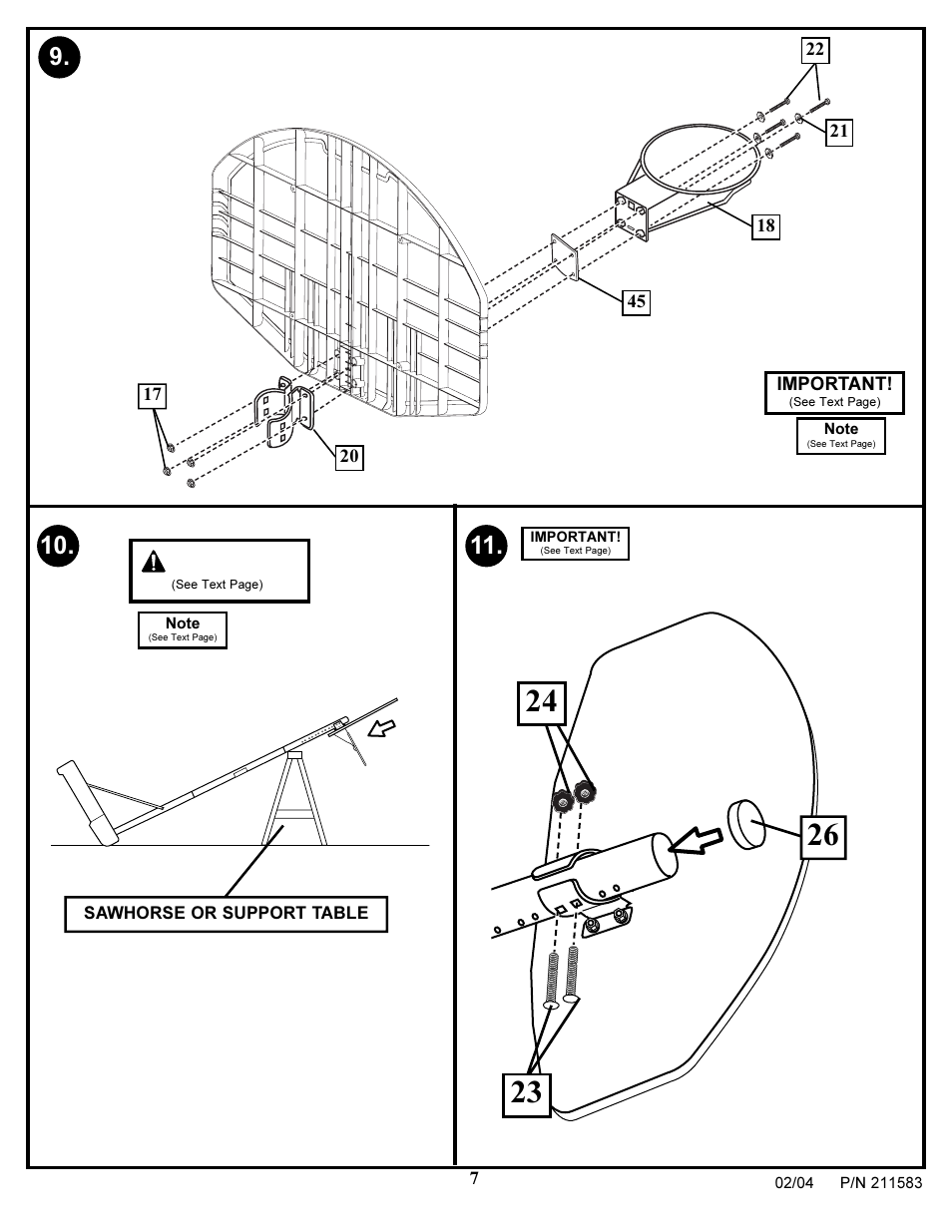 Warning | Huffy 211583 User Manual | Page 7 / 14