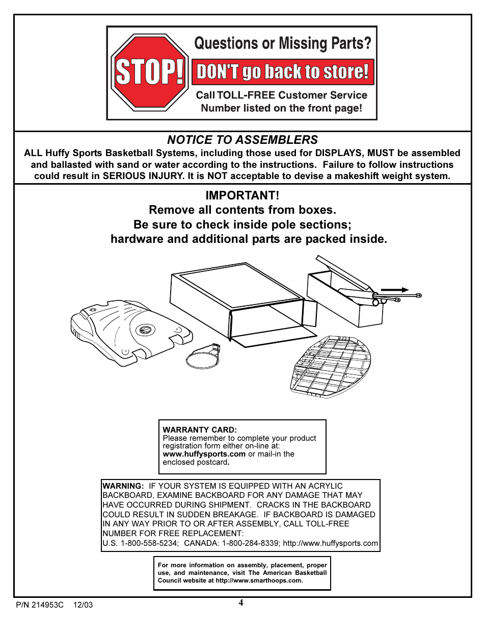 Huffy 214953C User Manual | Page 4 / 34