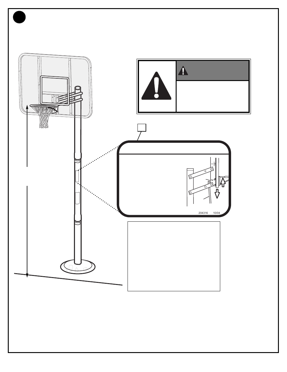 Height adjustment, Warning! ¡advertencia | Huffy 89226 User Manual | Page 32 / 33