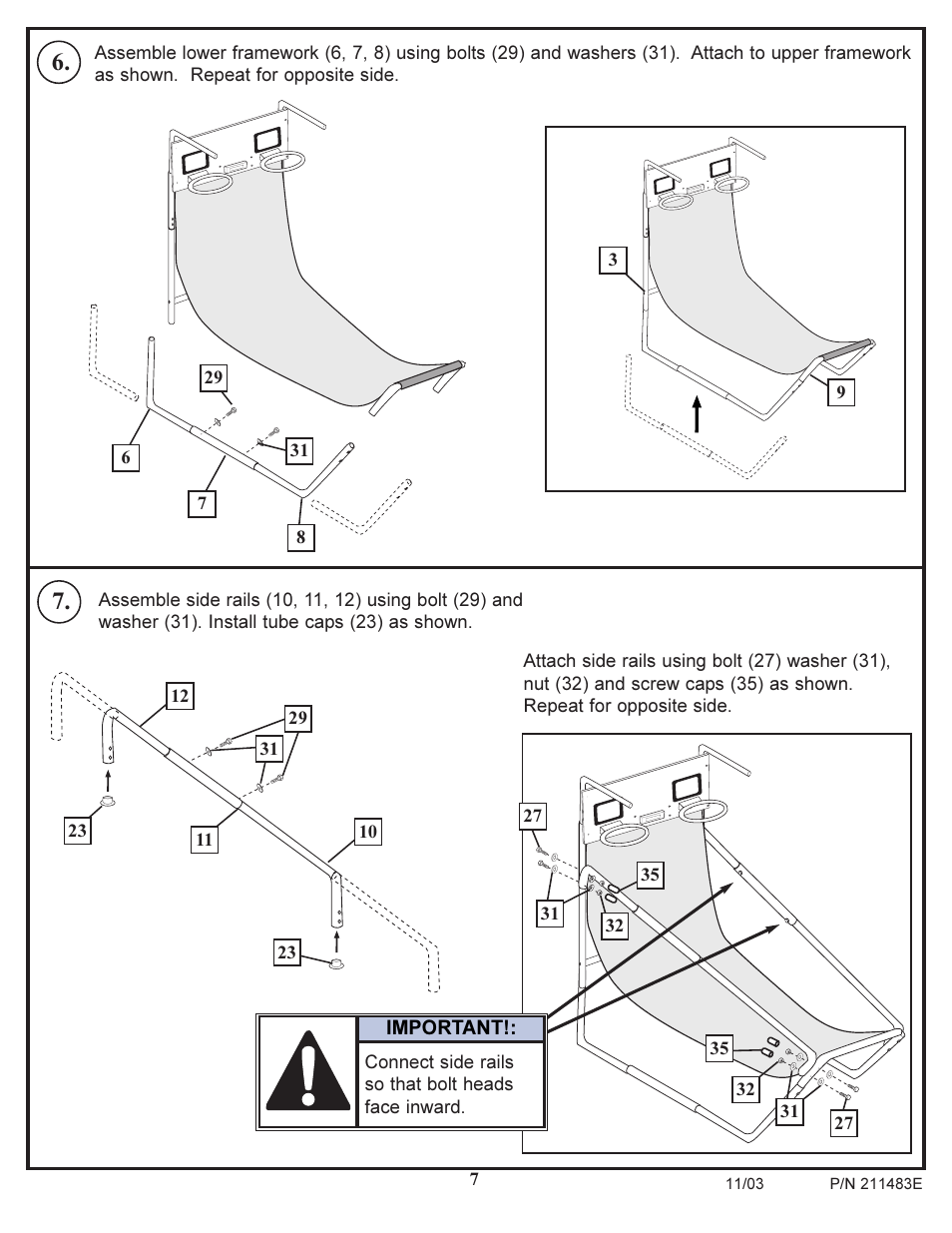 Huffy Dual Electronic Basketball System User Manual | Page 7 / 9