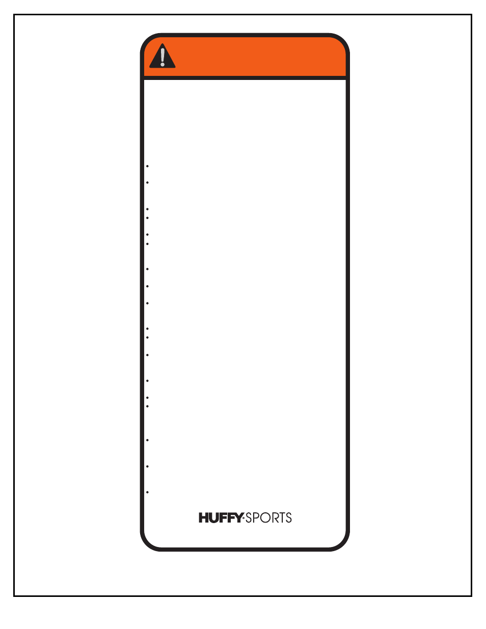 Warning | Huffy Pool System User Manual | Page 2 / 17