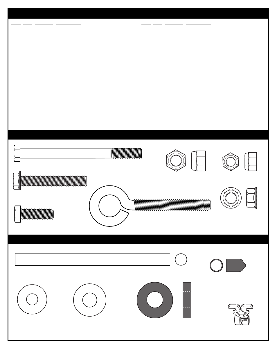 Parts list (see hardware identifier) | Huffy 540D User Manual | Page 6 / 16