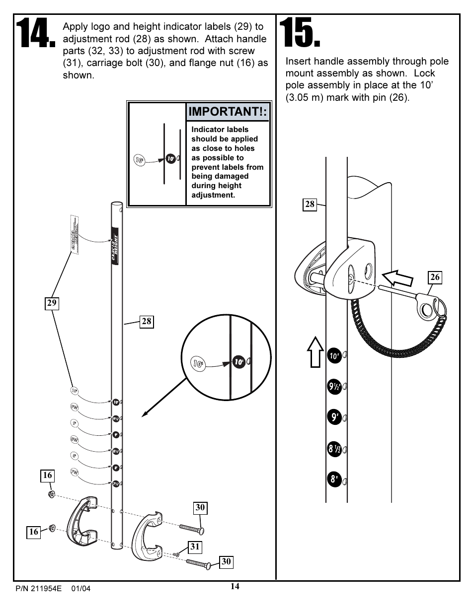 Huffy 211954E User Manual | Page 14 / 22