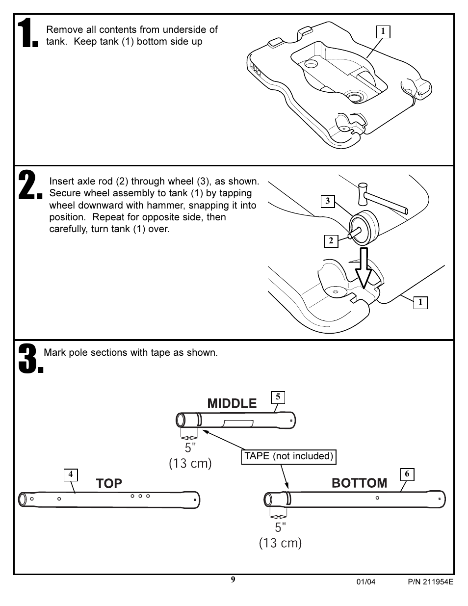 Huffy 211954E User Manual | Page 9 / 22
