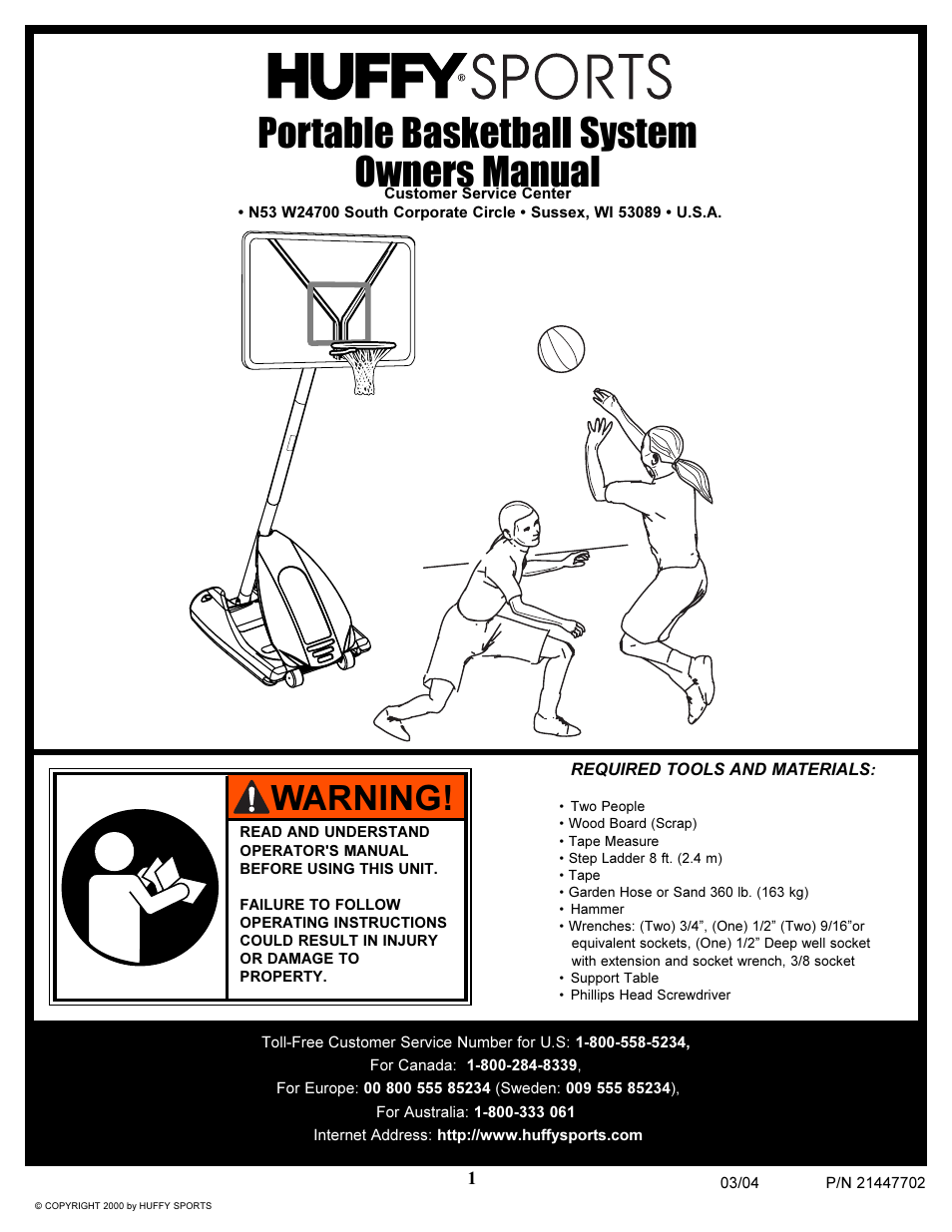 Huffy NCS102 User Manual | 55 pages