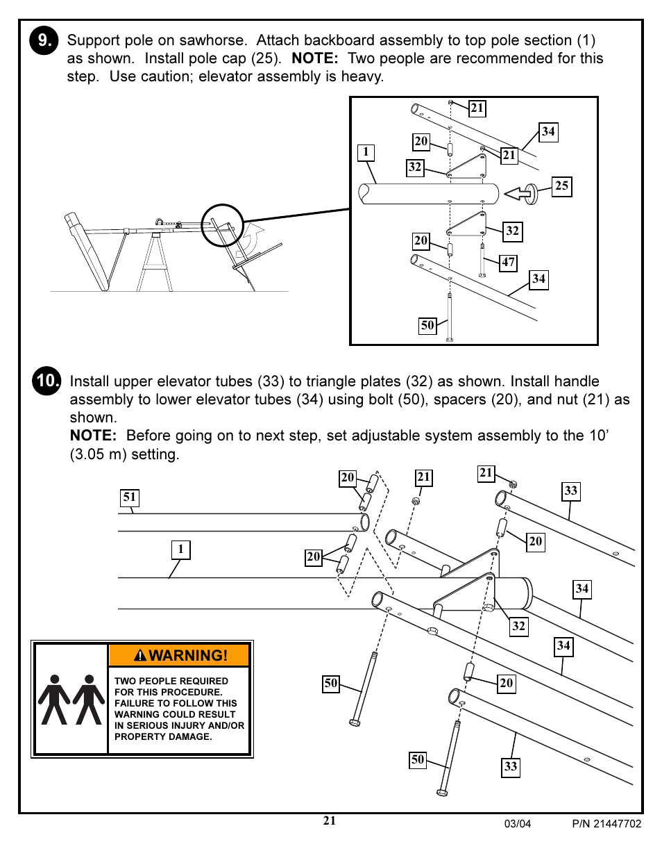 Huffy NCS102 User Manual | Page 21 / 55