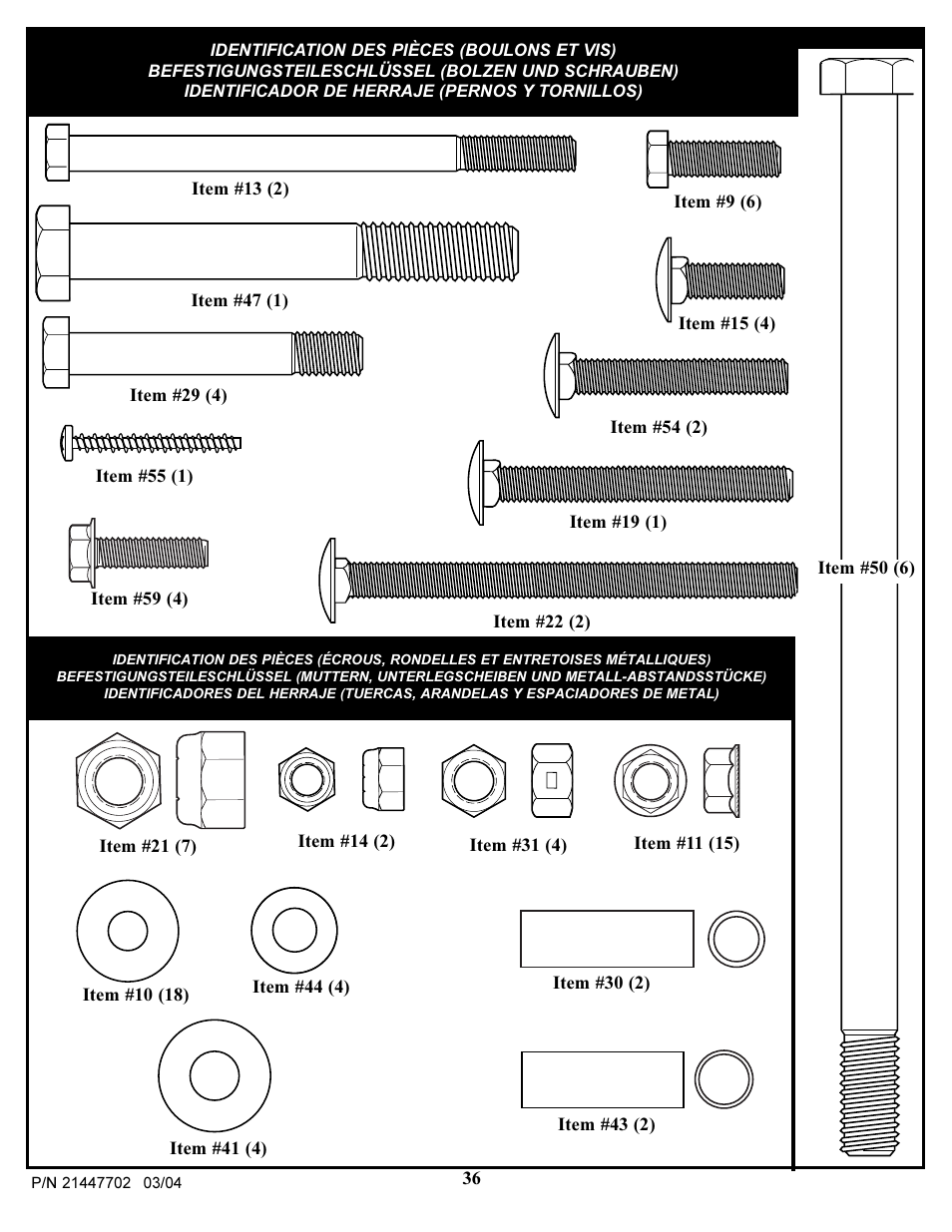 Huffy NCS102 User Manual | Page 36 / 55