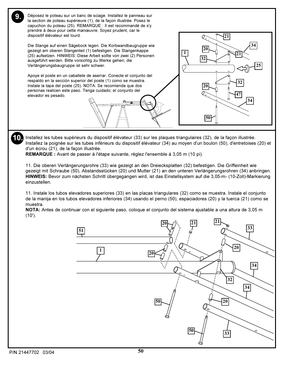 Huffy NCS102 User Manual | Page 50 / 55
