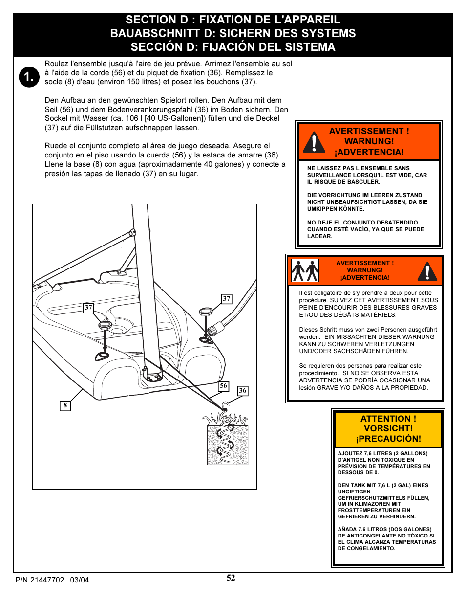 Huffy NCS102 User Manual | Page 52 / 55