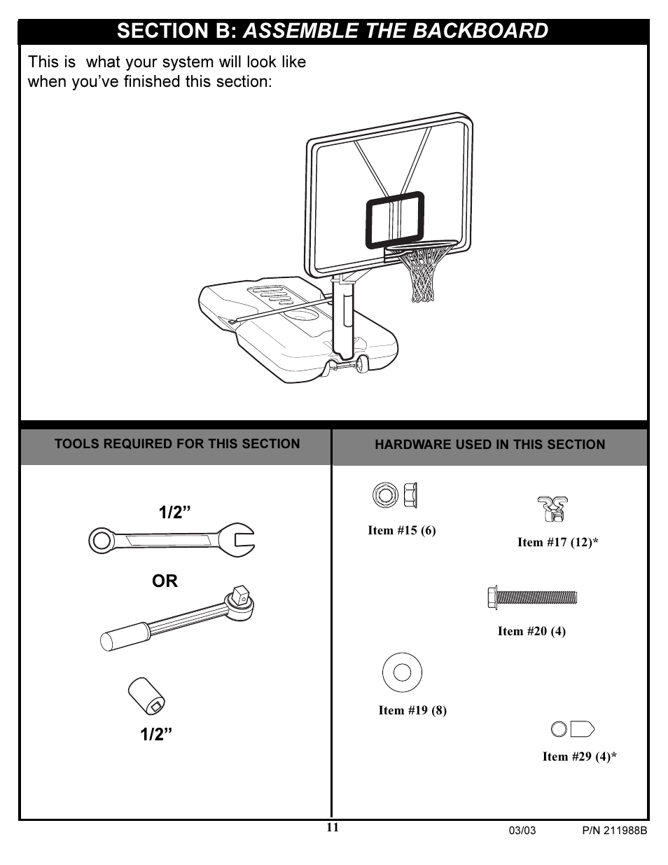 1/2” or | Huffy PROTEA 4.24C User Manual | Page 11 / 16