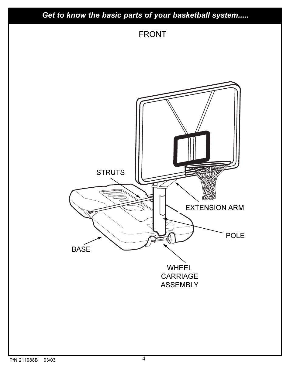 Front | Huffy PROTEA 4.24C User Manual | Page 4 / 16