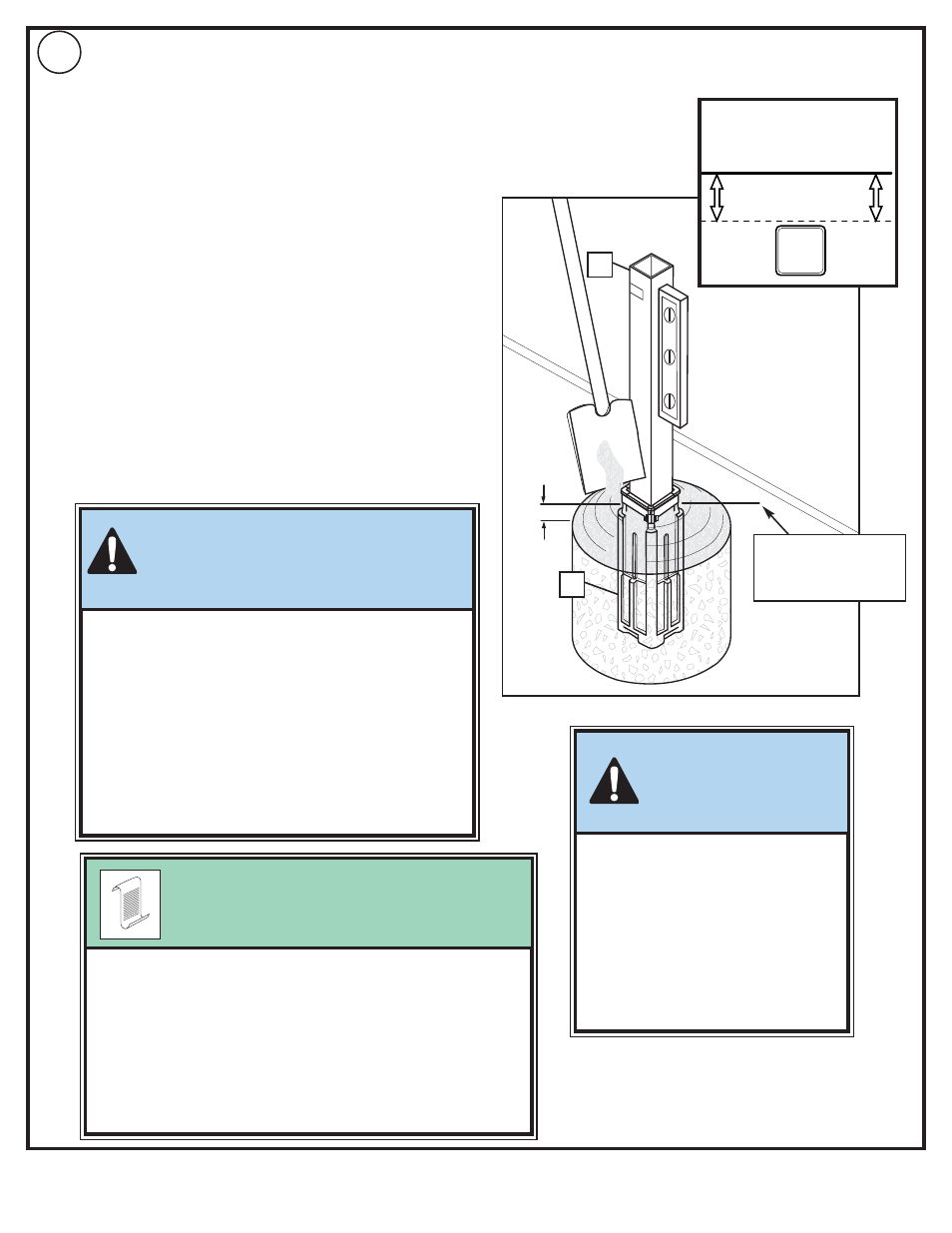 Important! important! wichtig! ¡importante | Huffy In-ground Basketball System User Manual | Page 14 / 23