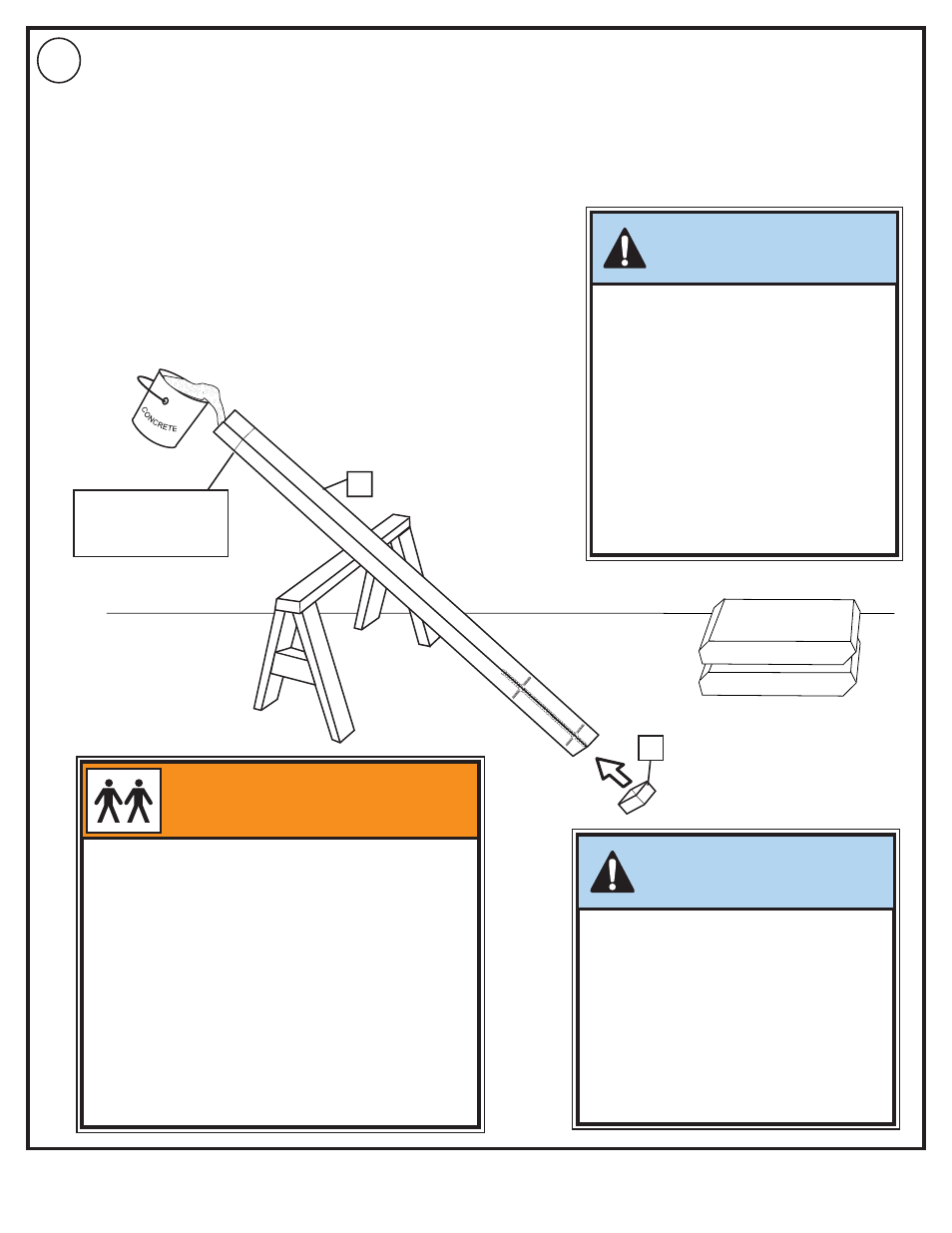 Ballast, 60 lb (27 kg) | Huffy In-ground Basketball System User Manual | Page 17 / 23