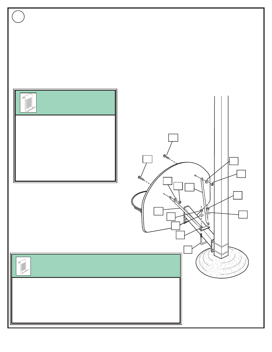 Huffy In-ground Basketball System User Manual | Page 22 / 23