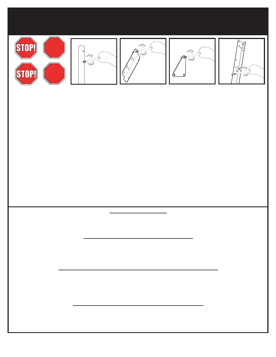 Halt, Alto! alto | Huffy In-ground Basketball System User Manual | Page 7 / 23