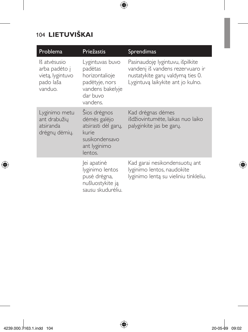 Philips GC2805 User Manual | Page 104 / 208