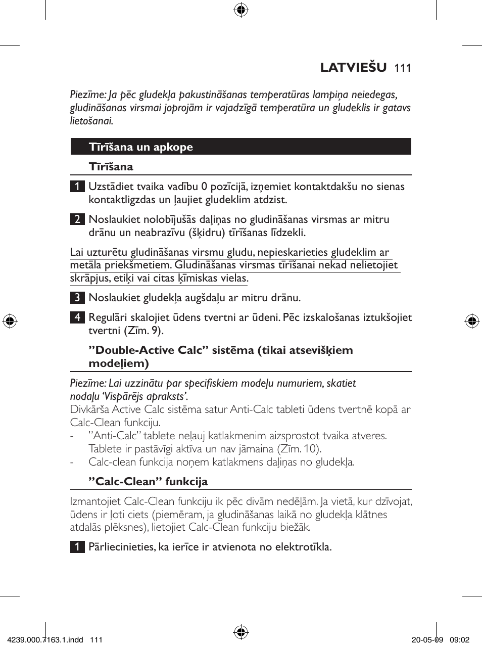 Philips GC2805 User Manual | Page 111 / 208