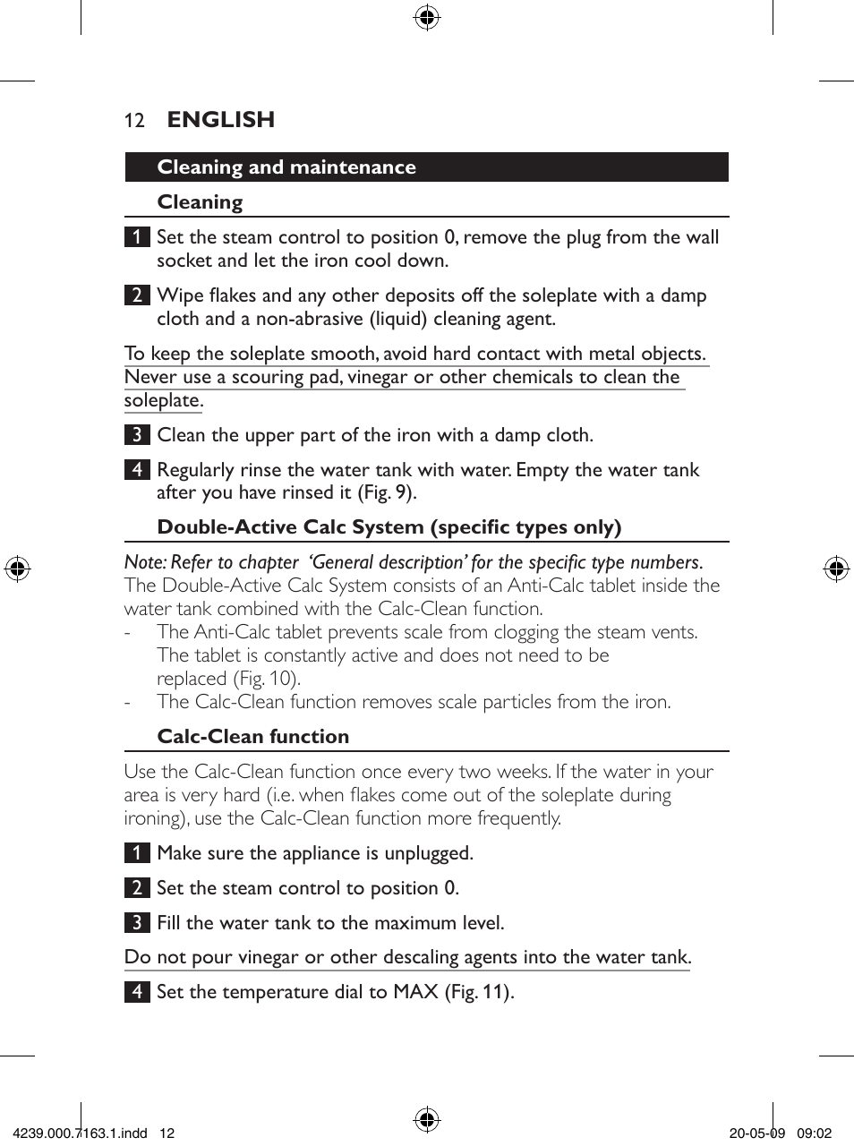 Philips GC2805 User Manual | Page 12 / 208