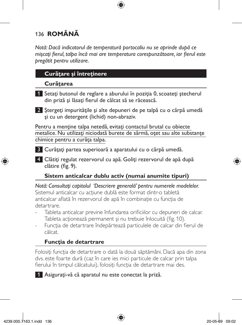 Philips GC2805 User Manual | Page 136 / 208