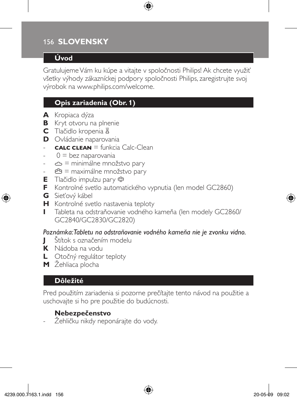 Philips GC2805 User Manual | Page 156 / 208