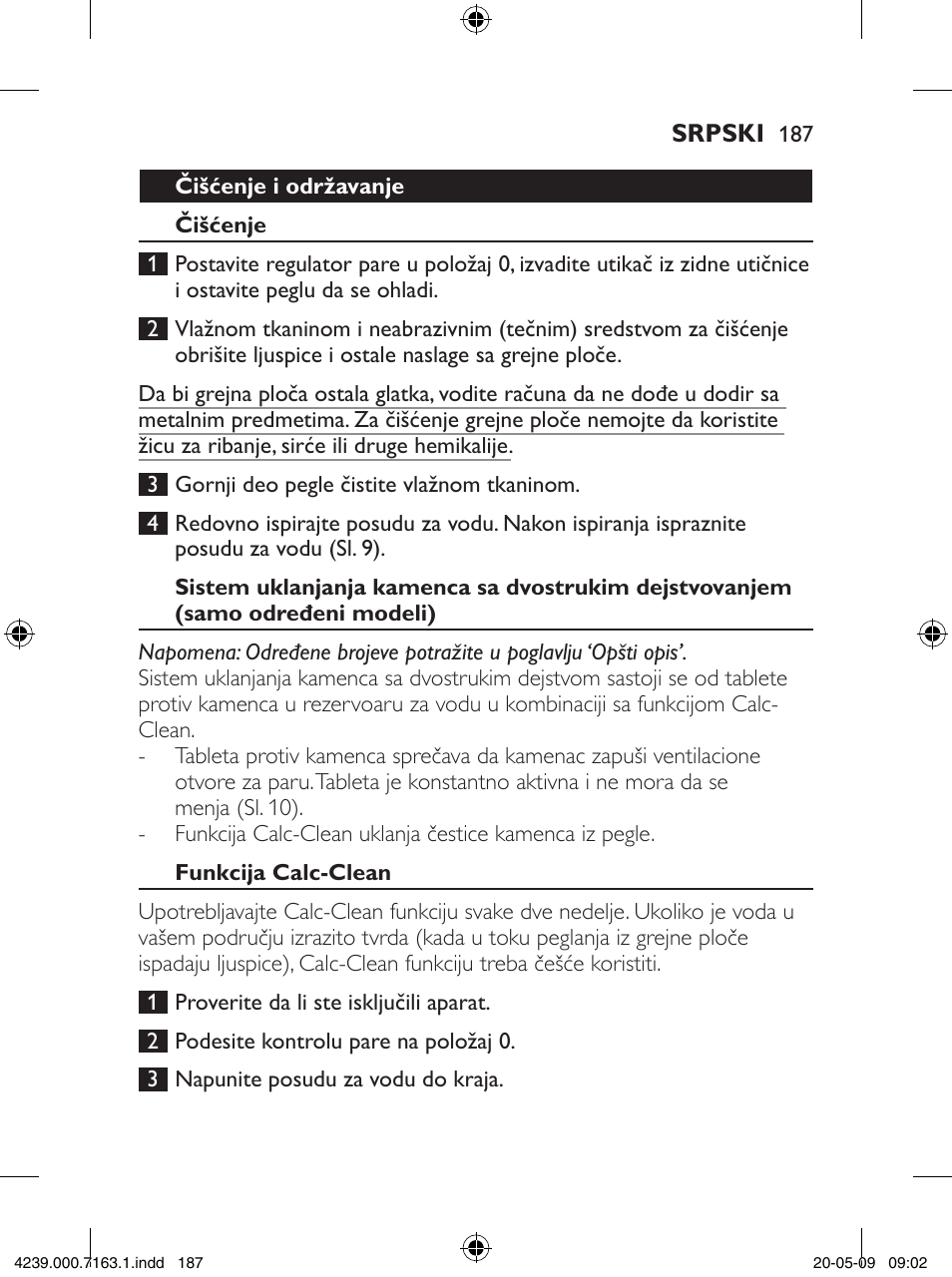 Philips GC2805 User Manual | Page 187 / 208