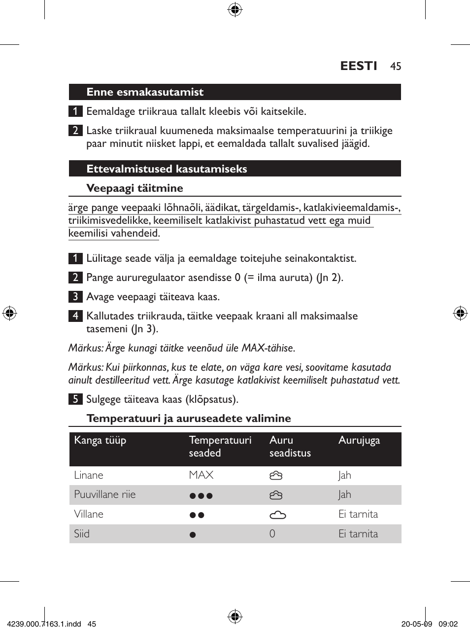 Philips GC2805 User Manual | Page 45 / 208