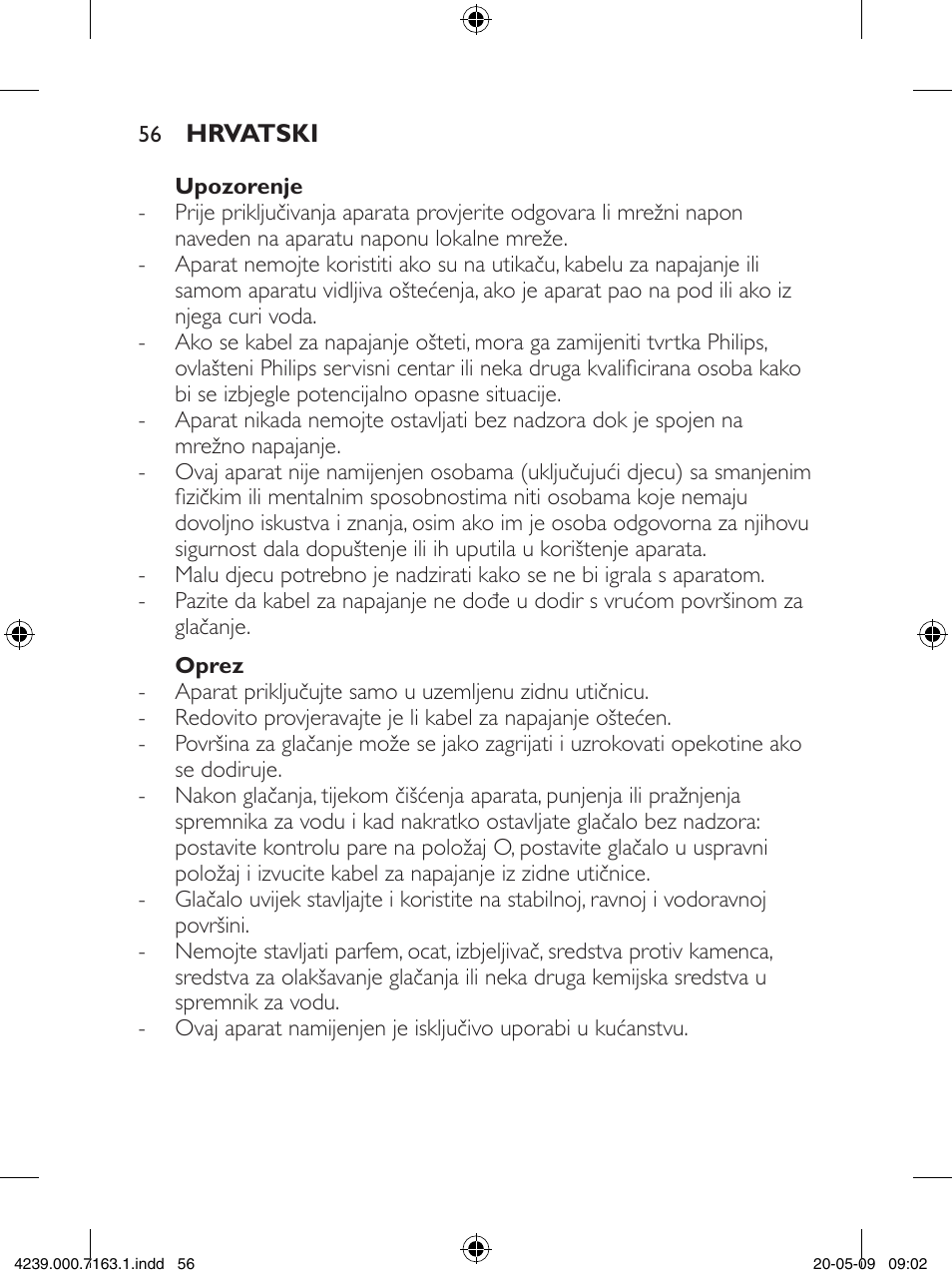 Philips GC2805 User Manual | Page 56 / 208