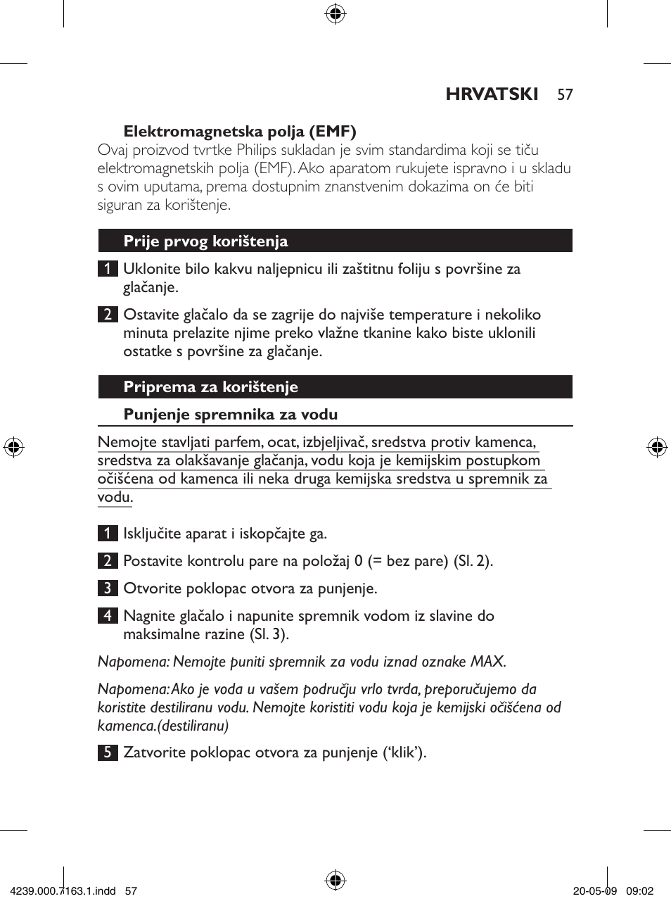 Philips GC2805 User Manual | Page 57 / 208