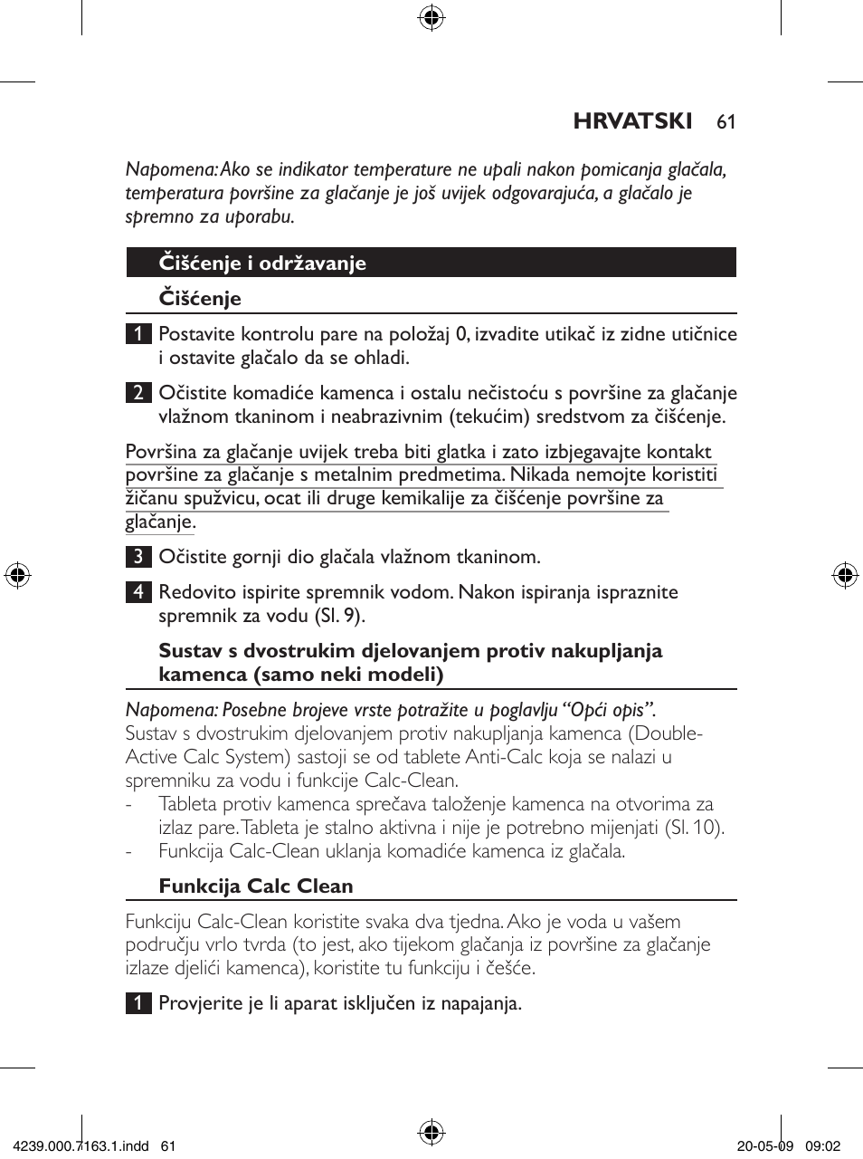 Philips GC2805 User Manual | Page 61 / 208