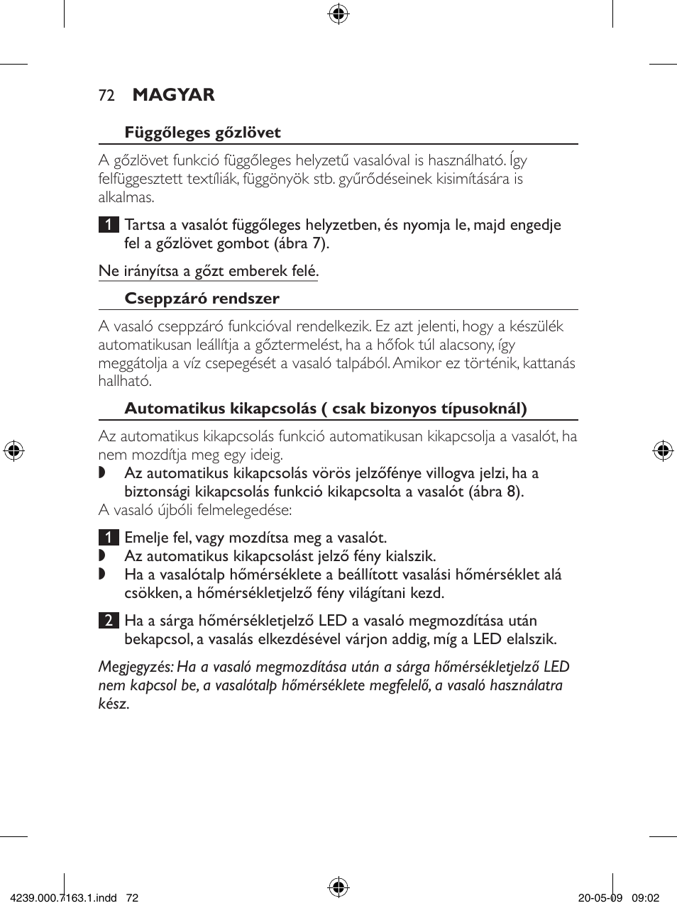 Philips GC2805 User Manual | Page 72 / 208