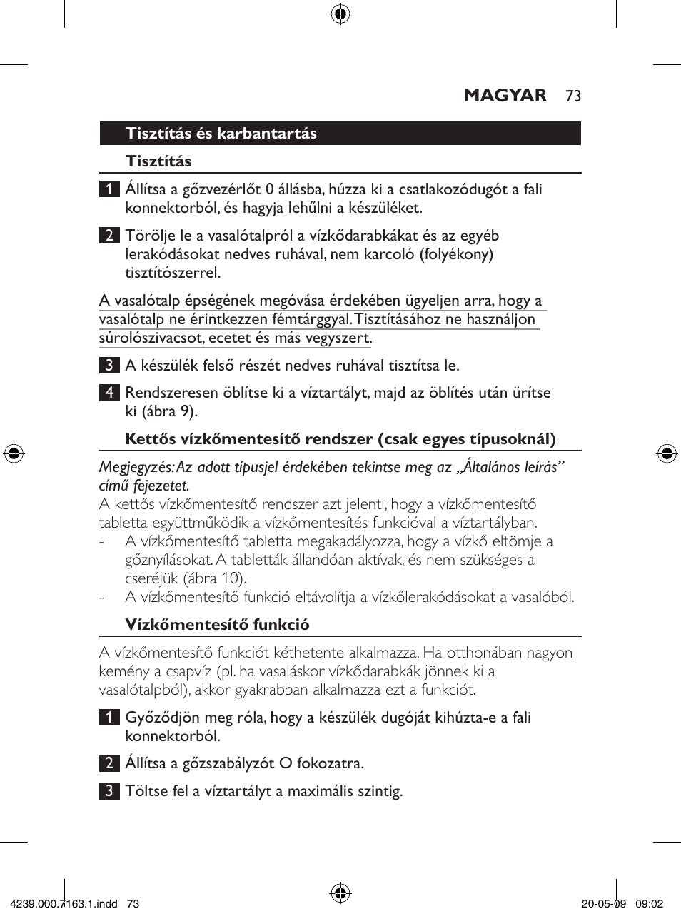 Philips GC2805 User Manual | Page 73 / 208