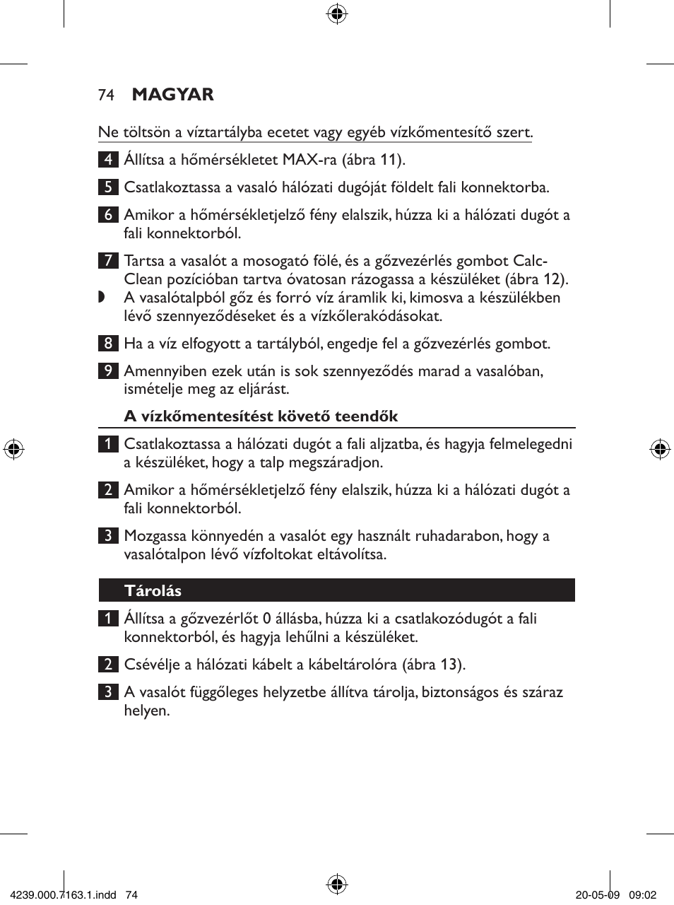 Philips GC2805 User Manual | Page 74 / 208