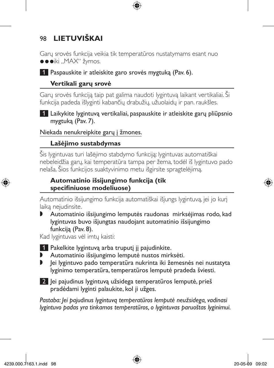 Philips GC2805 User Manual | Page 98 / 208