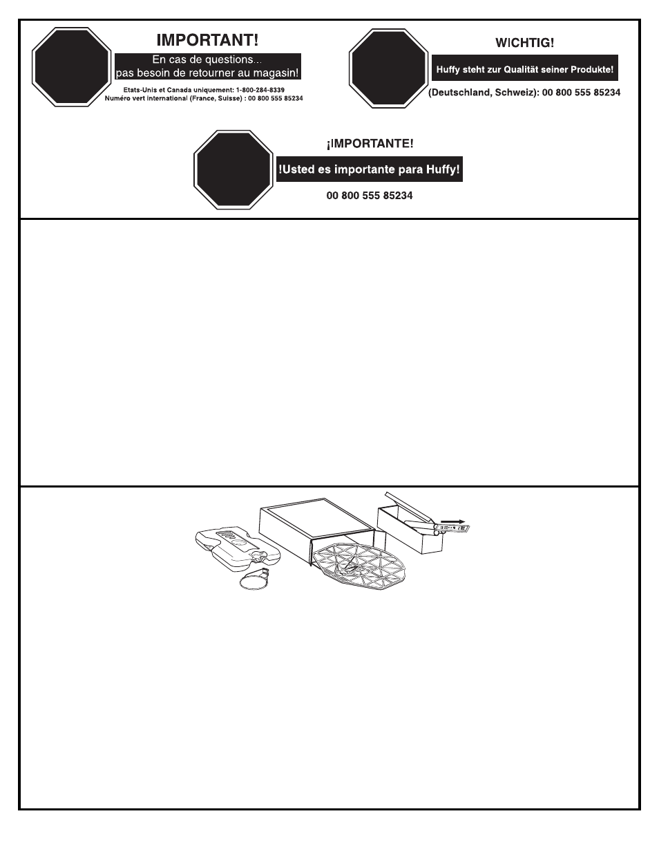 Avis aux personnes chargées du montage, Aviso para las personas que realizan el montaje | Huffy P/N 21463608 User Manual | Page 31 / 50