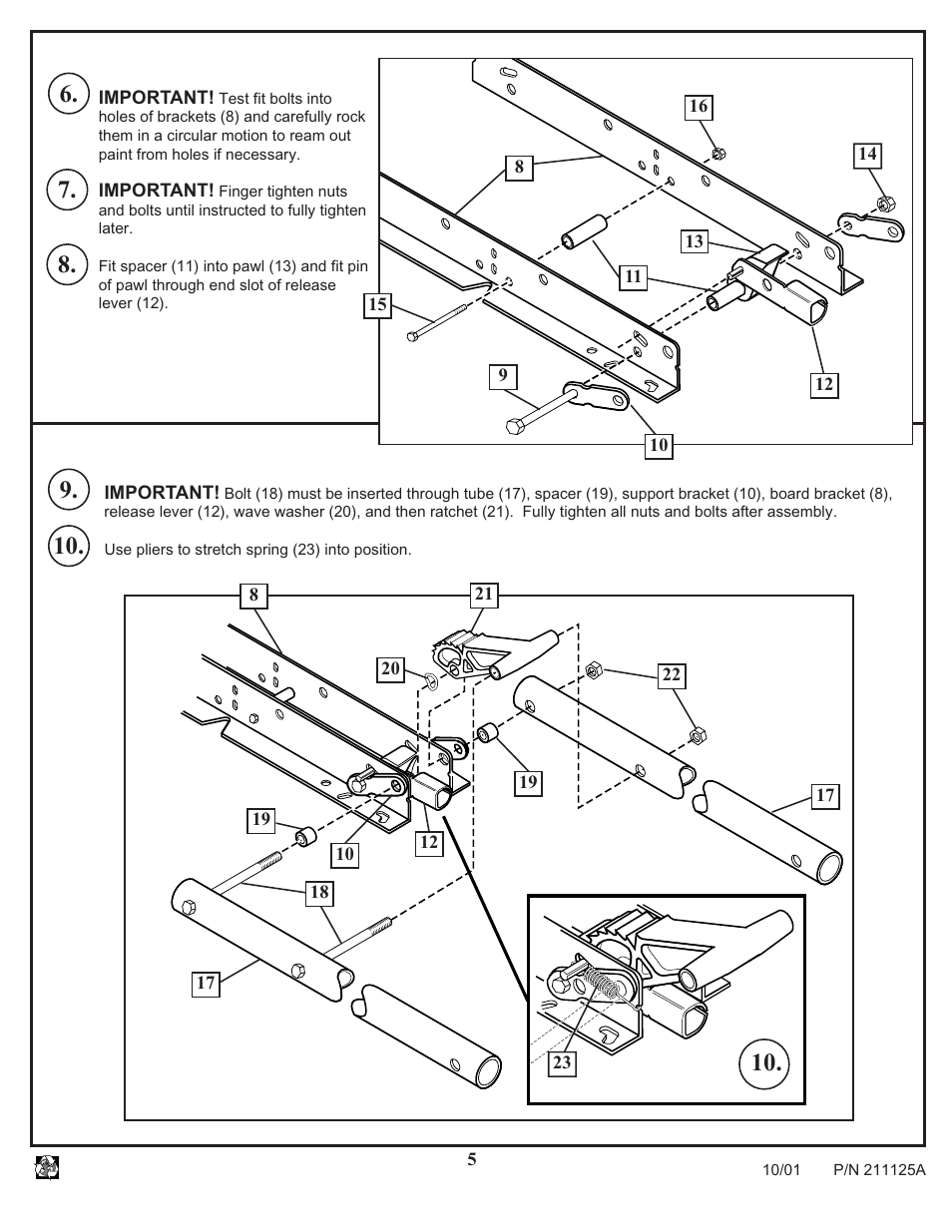 Huffy Universal Elevator Mount User Manual | Page 5 / 11