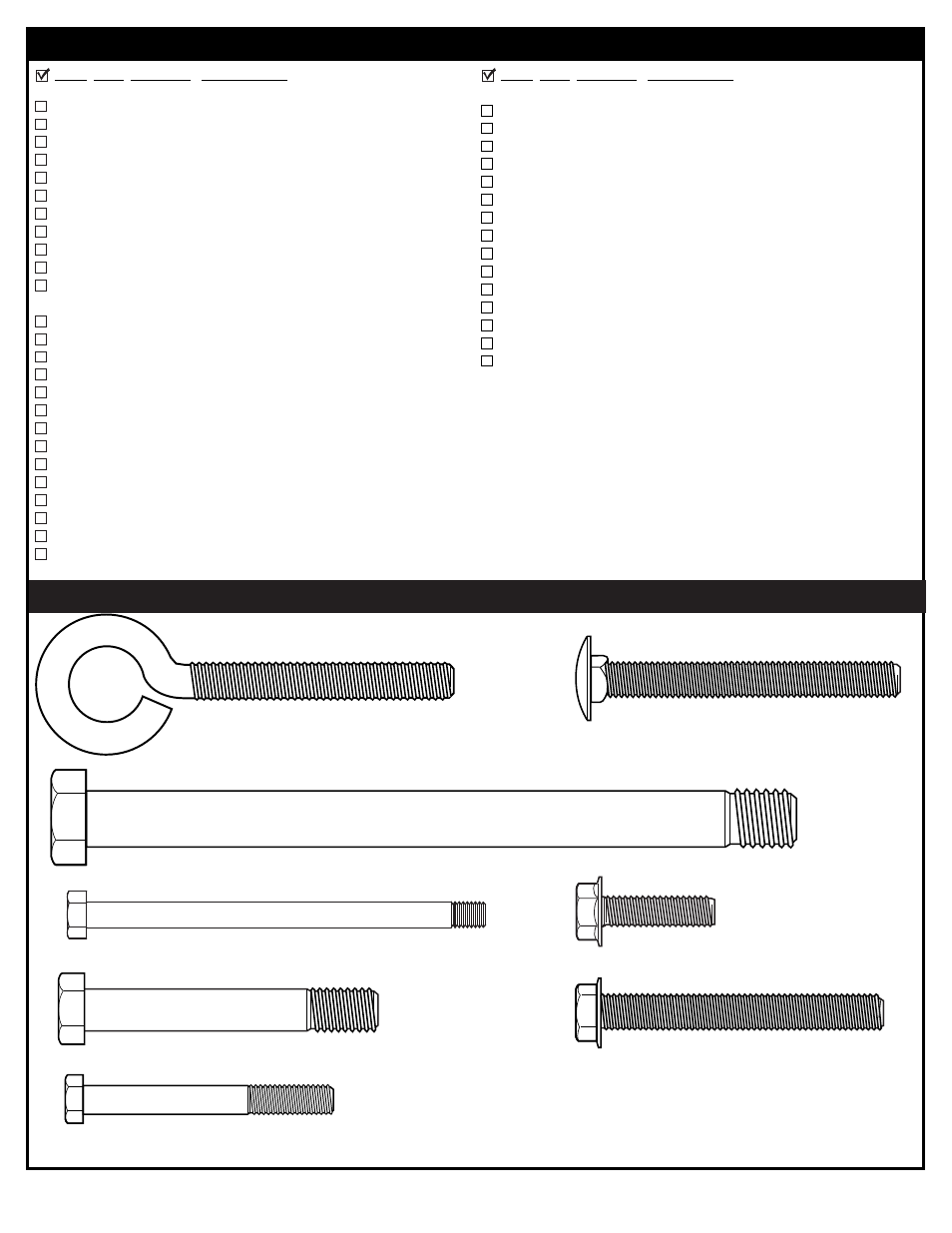 Parts list - see hardware identifier, Hardware identifier (bolts and screws) | Huffy M730131 User Manual | Page 6 / 19