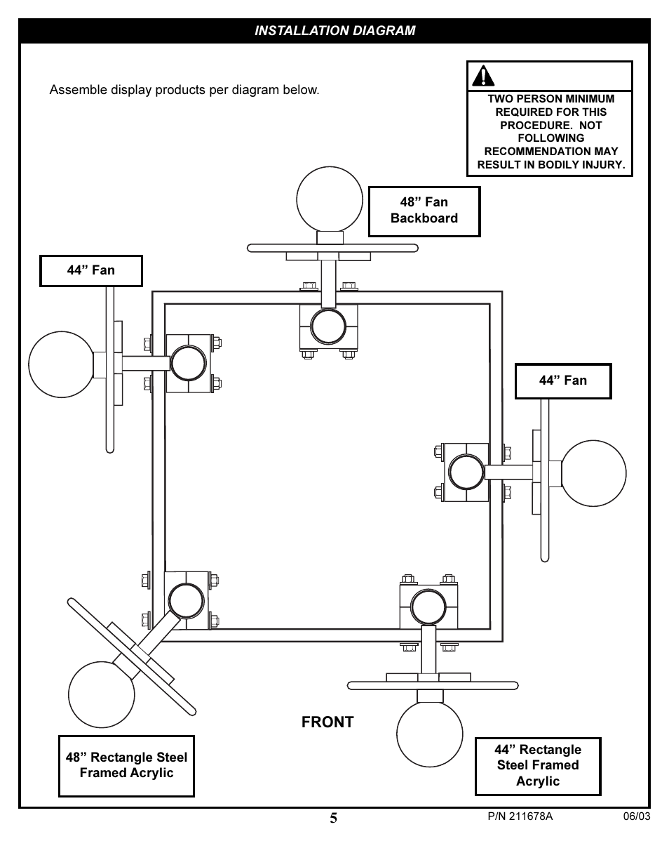 Warning | Huffy 89224 User Manual | Page 5 / 6
