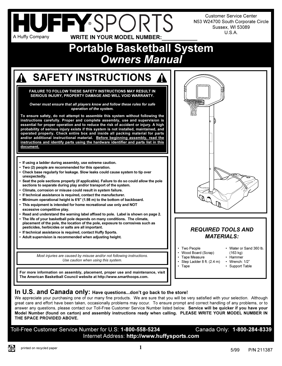 Huffy 211387 User Manual | 13 pages