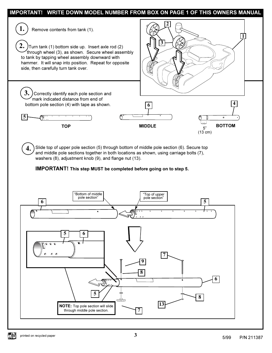 Huffy 211387 User Manual | Page 3 / 13