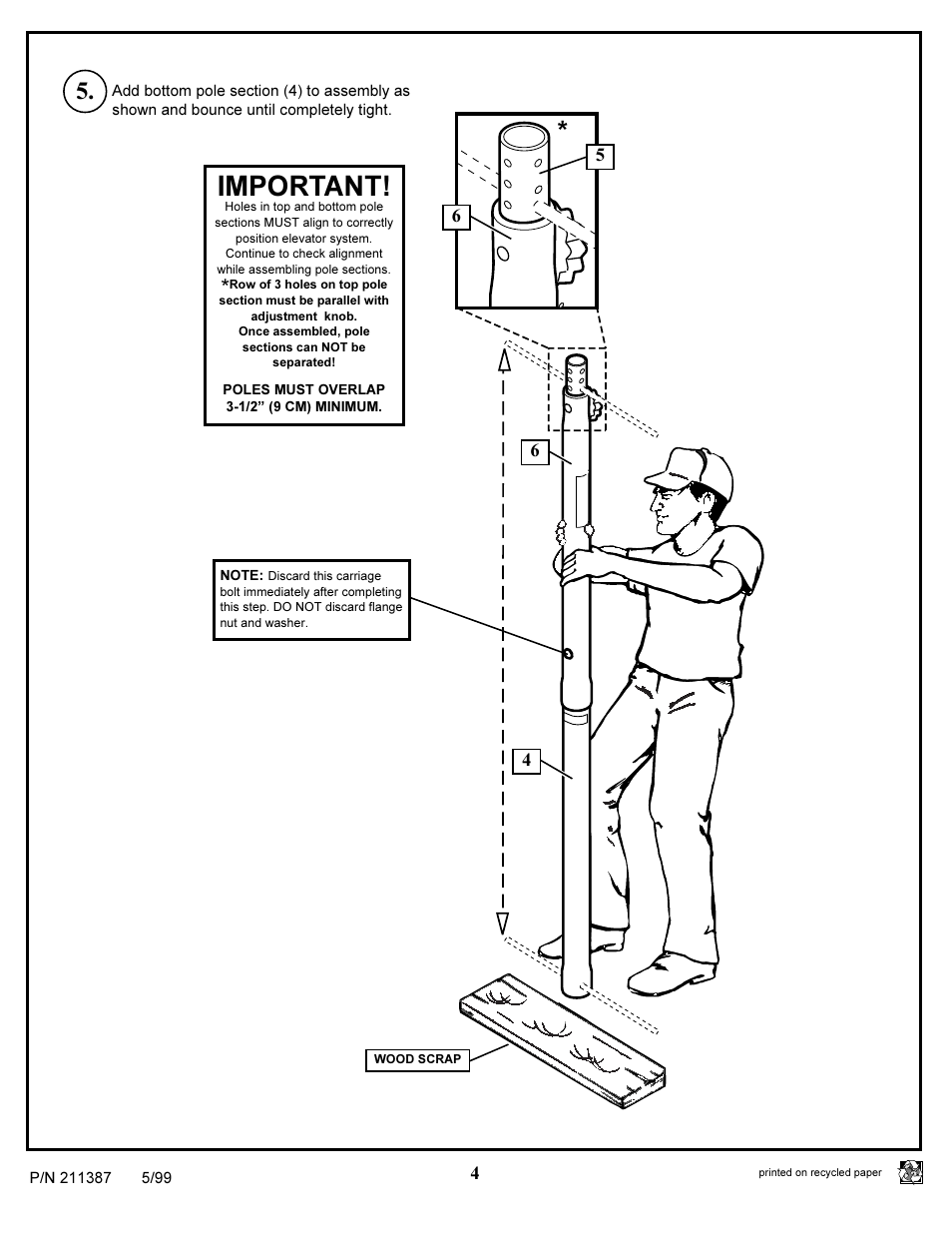 Important | Huffy 211387 User Manual | Page 4 / 13