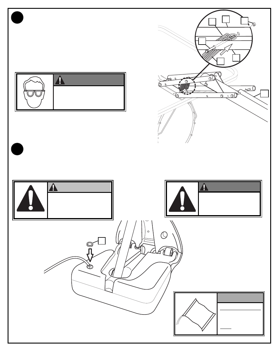 Warning, Caution, Ballast | Huffy M671111 User Manual | Page 24 / 25