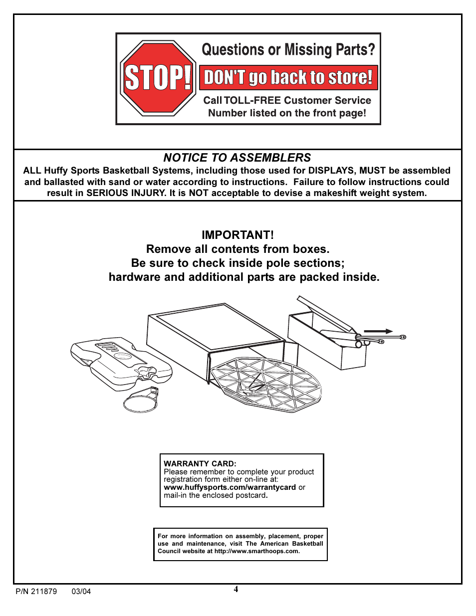 Huffy POWER XPERT 1000 User Manual | Page 4 / 18