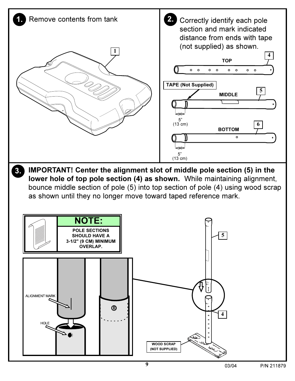 Remove contents from tank | Huffy POWER XPERT 1000 User Manual | Page 9 / 18