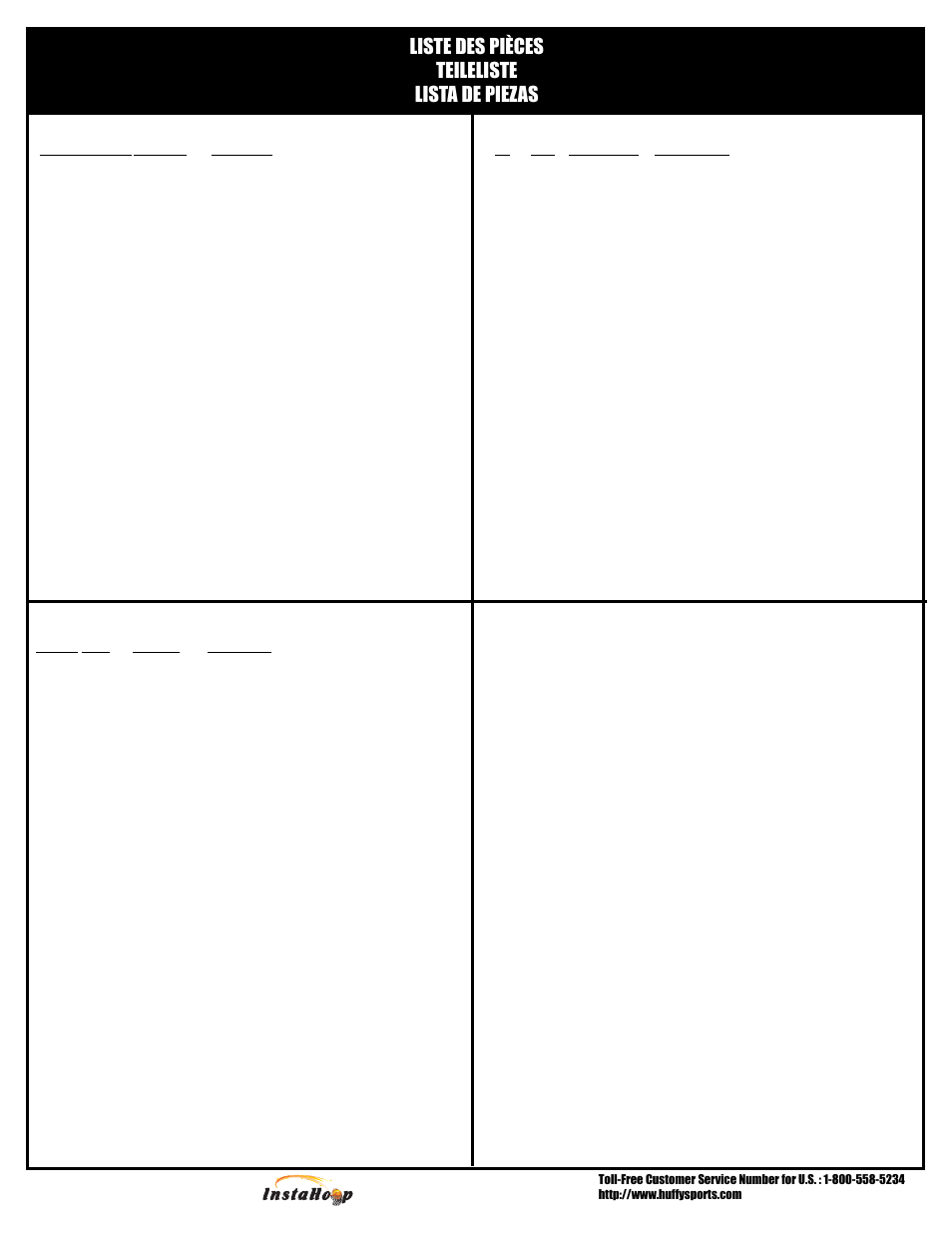 Liste des pièces teileliste lista de piezas | Huffy MGC6430 User Manual | Page 20 / 32