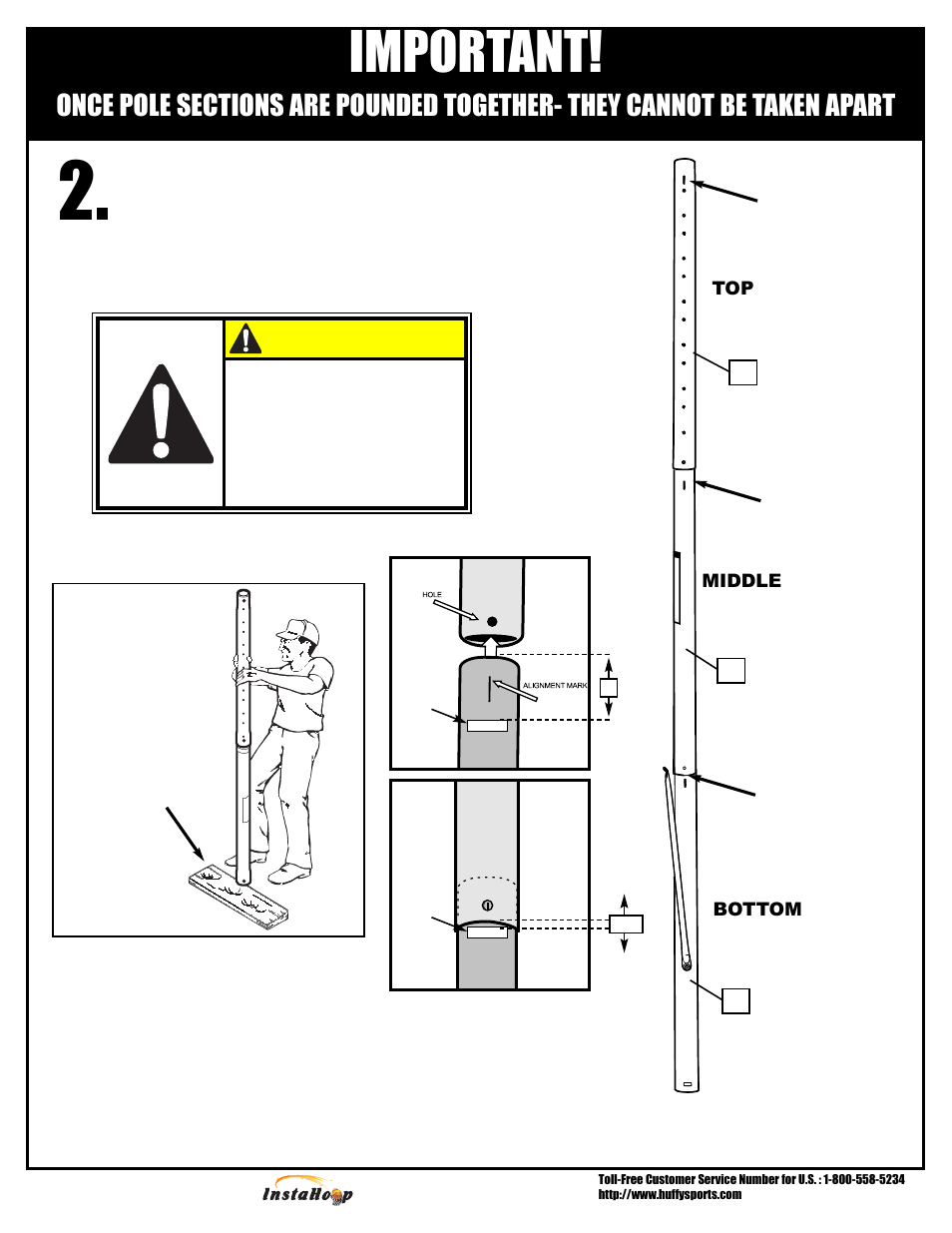 Important, Caution | Huffy MGC6430 User Manual | Page 8 / 32