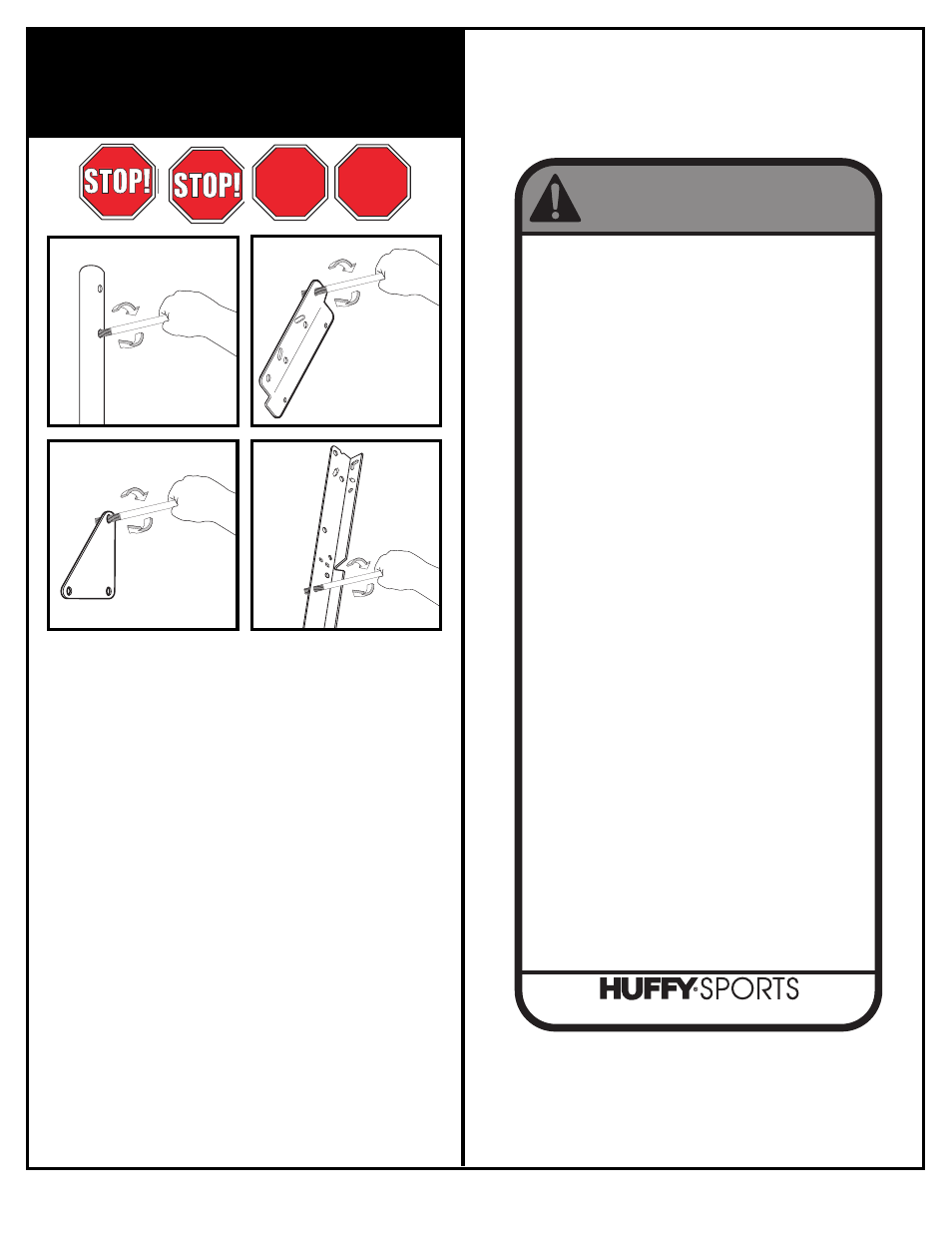 Warning, Halt, Alto! alto | Huffy N5-101 User Manual | Page 4 / 49