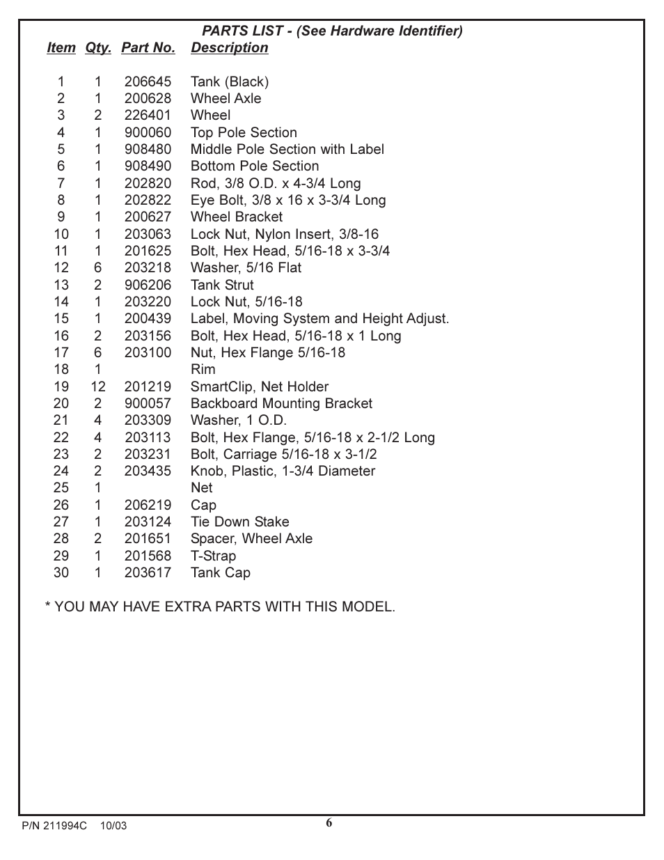 Huffy 1332G User Manual | Page 6 / 18