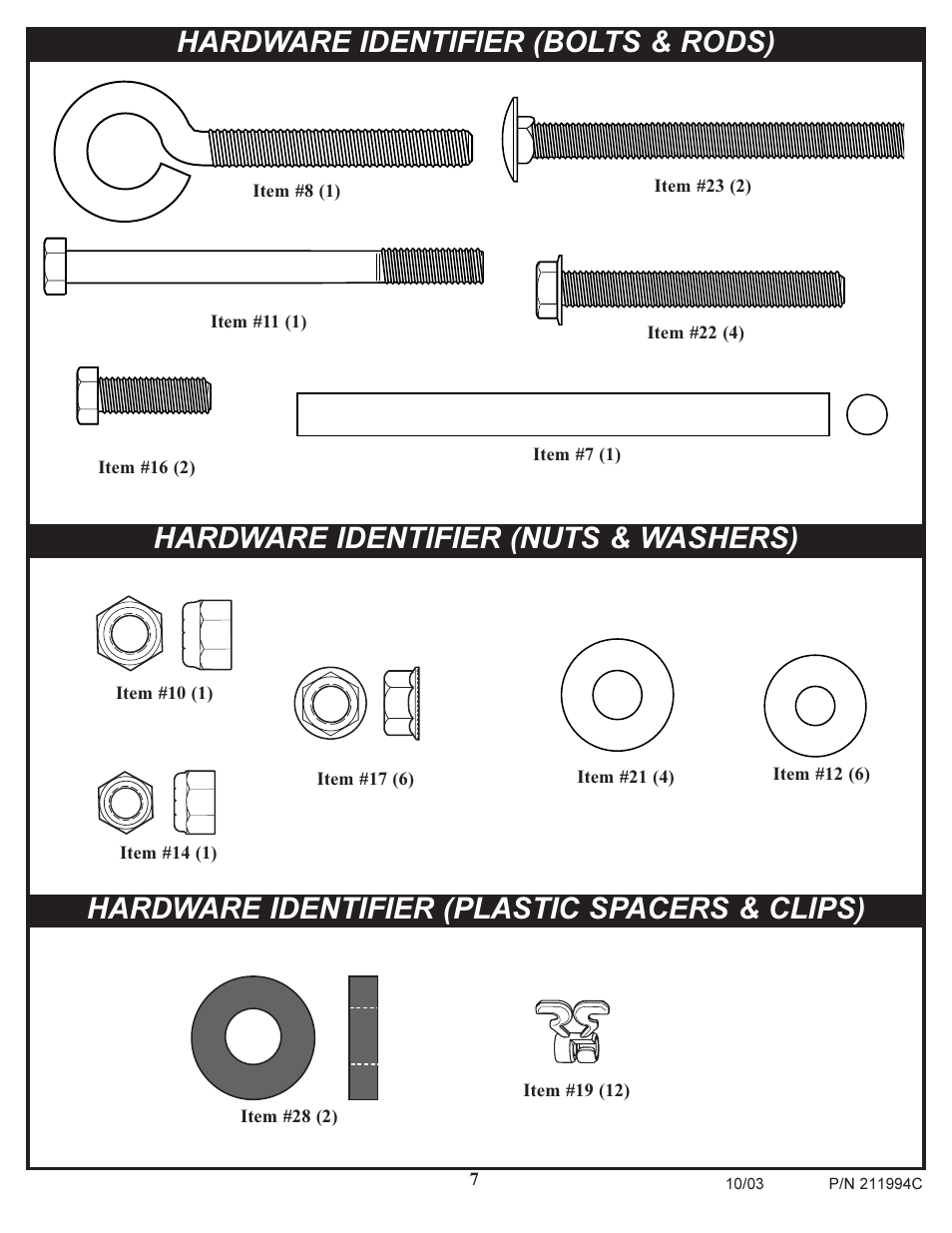 Huffy 1332G User Manual | Page 7 / 18