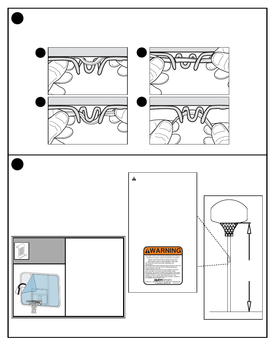 Warning, Remarque: hinweis: nota | Huffy M790074 User Manual | Page 39 / 41